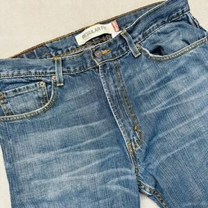 Vintage Levi's 505 Jeans Men's 34x30 Regular Fit Straight Medium Wash Whiskered